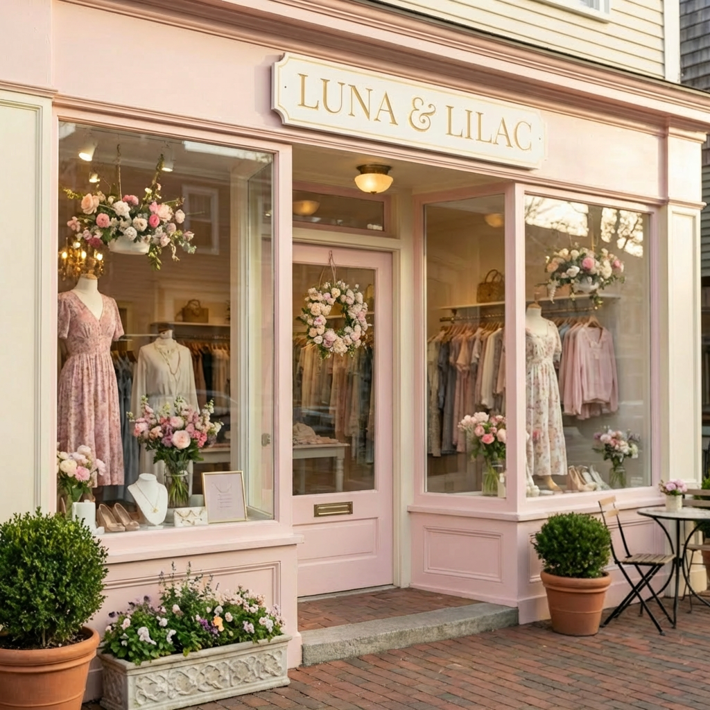 Smiling professional woman in a grey blazer sitting in a home office library.